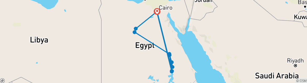 Imagen de un mapa que muestra la ruta del circuito