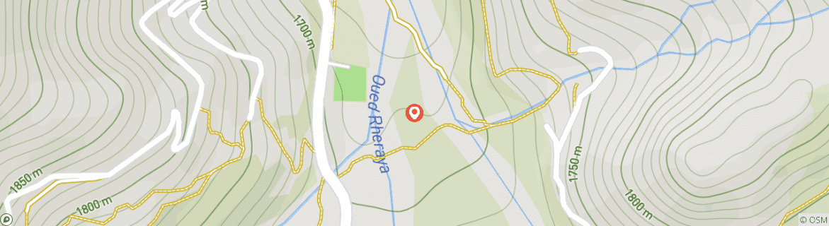 Mapa de Montañas del Atlas 'The Stay Putter', Excursiones de un día desde la misma casa de huéspedes - 3 Días / 2 Noches