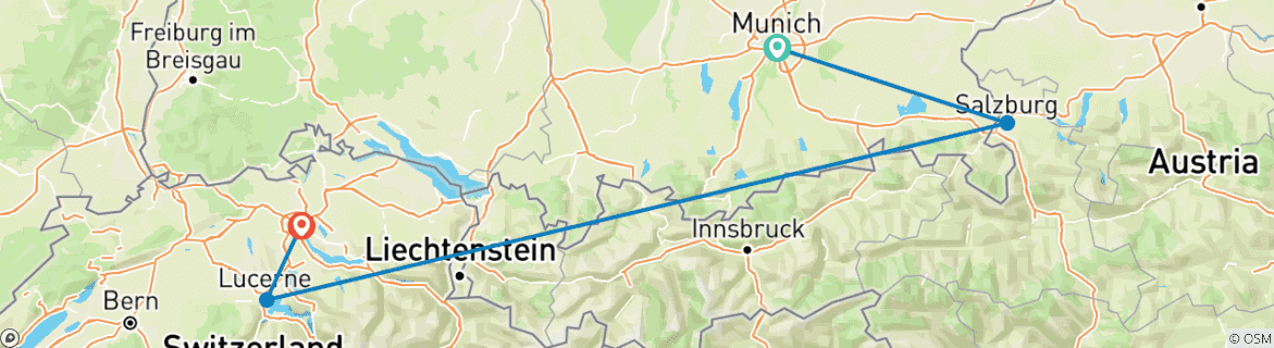 Imagen de un mapa que muestra la ruta del circuito