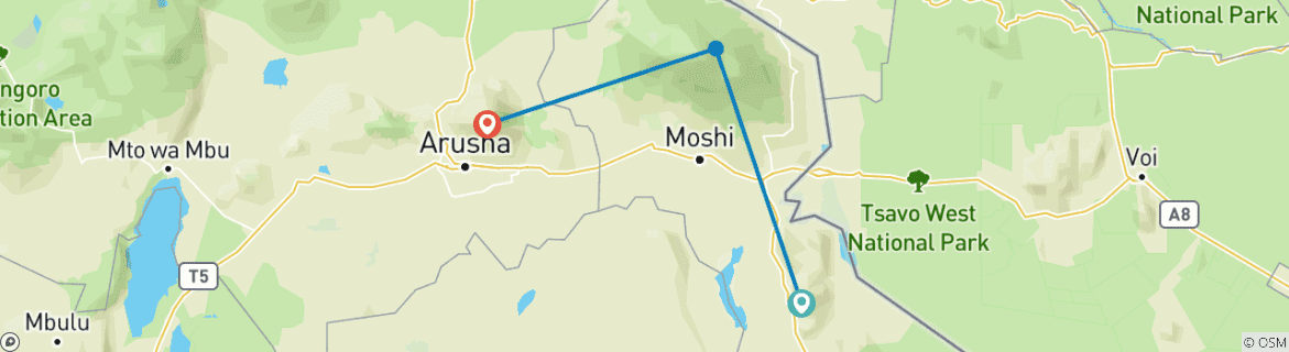 Imagen de un mapa que muestra la ruta del circuito