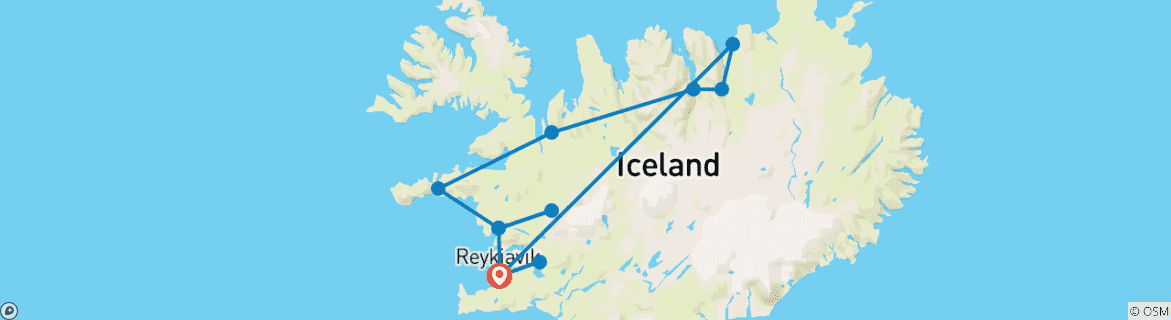 Map of Icelandic Adventure  (2025)