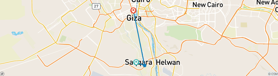 Imagen de un mapa que muestra la ruta del circuito