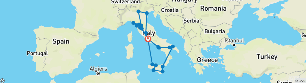 Map of Italy Explorer