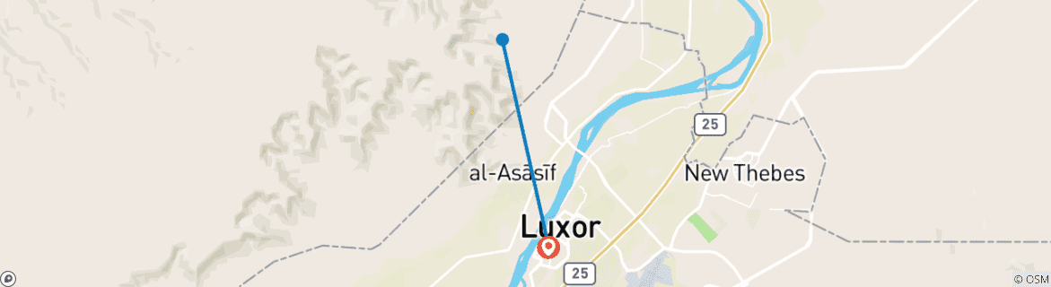 Imagen de un mapa que muestra la ruta del circuito