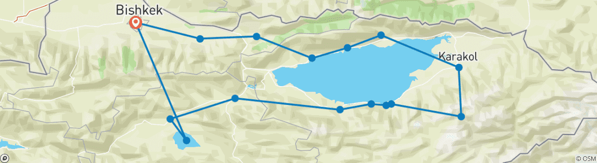 Map of Up to the celestial mountains