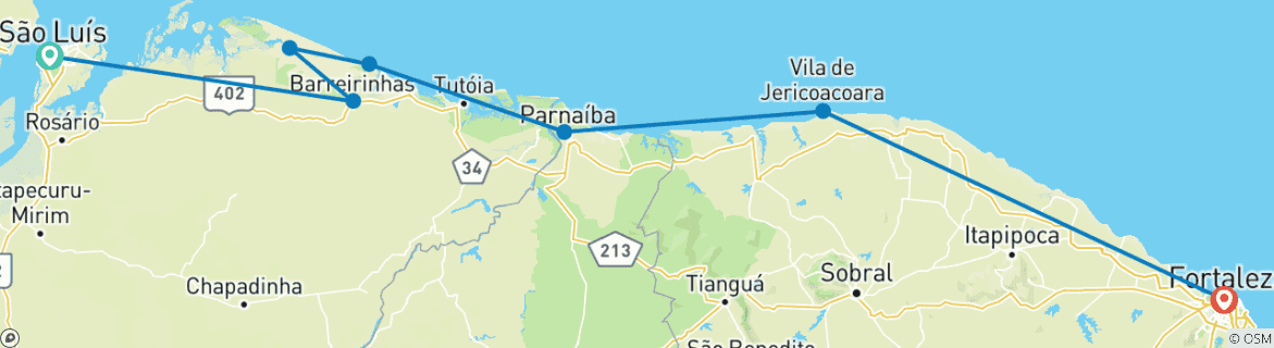 Carte du circuit Route des émotions