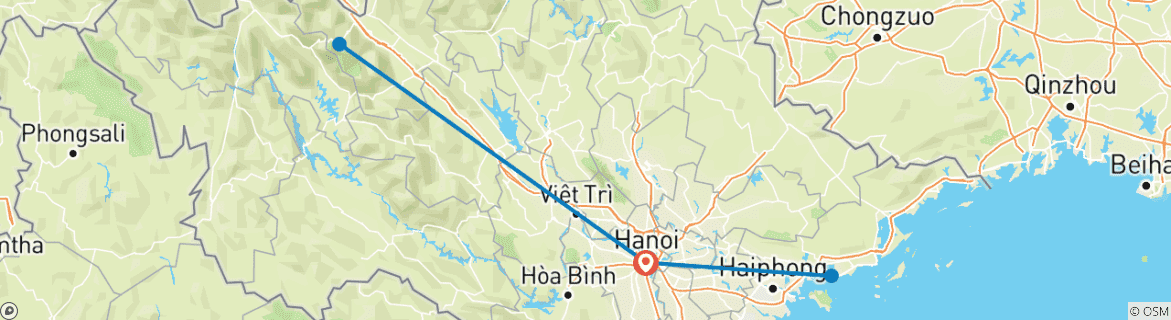 Imagen de un mapa que muestra la ruta del circuito