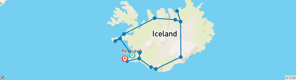 Mapa de Descubre Islandia