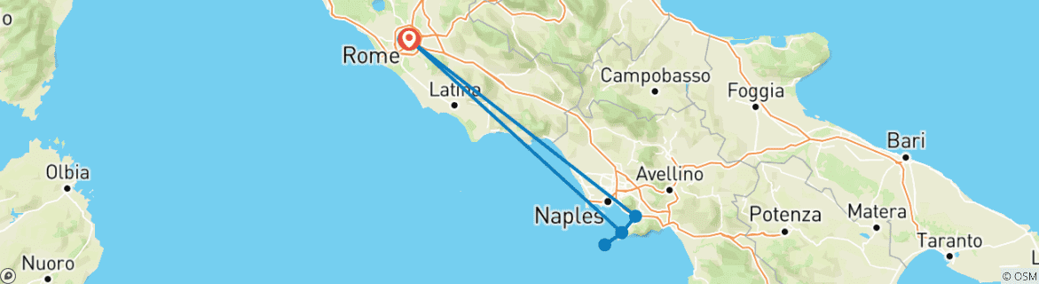 Imagen de un mapa que muestra la ruta del circuito