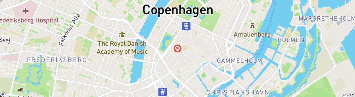 Carte du circuit Escapade à Copenhague