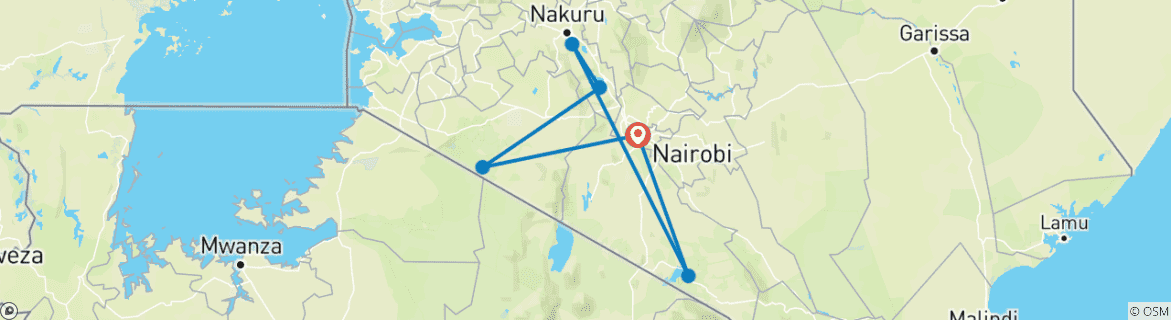 Imagen de un mapa que muestra la ruta del circuito