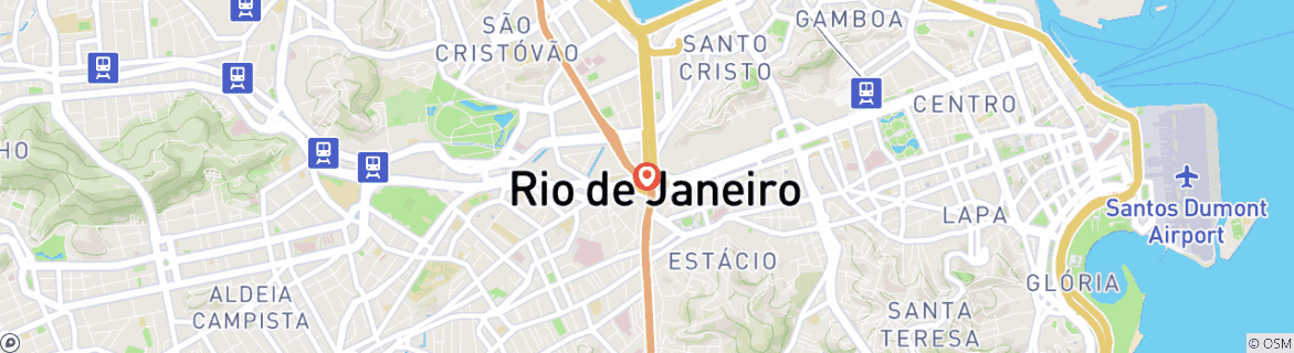 Map of Ultimate Rio Carnival Experience