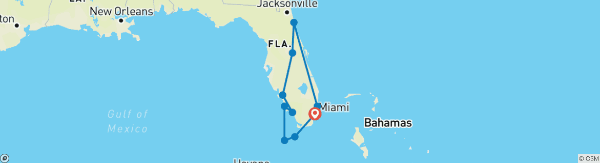 Map of Florida Deluxe