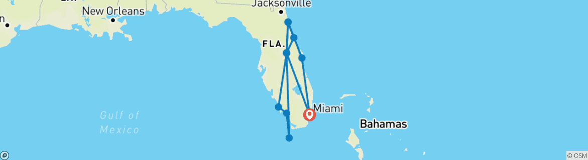 Map of Florida Intensive