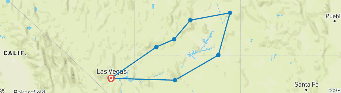 Map of Southwest Explorer