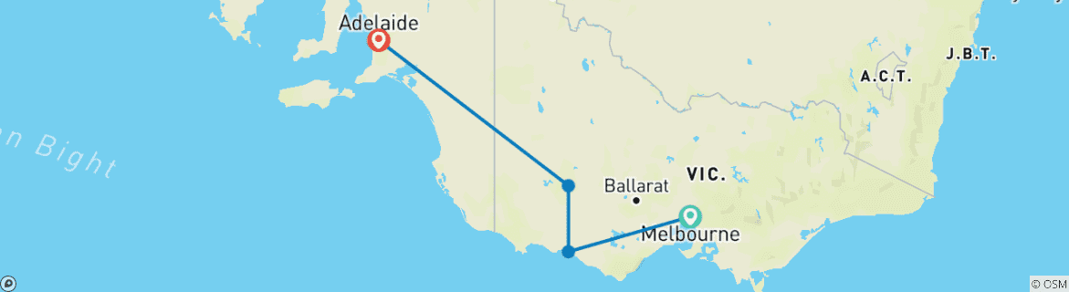 Map of Great Ocean Road & Grampians (MEL22004)