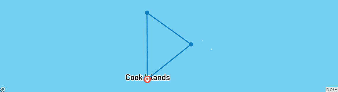 Map of Cook Islands experience