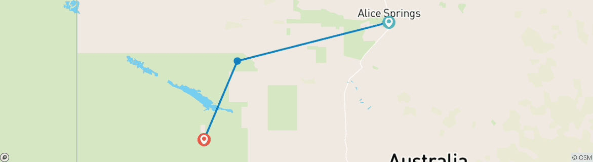 Map of Red Center & Kings Canyon