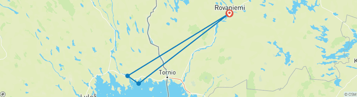 Map of Winter week in Lapland's world of flocks