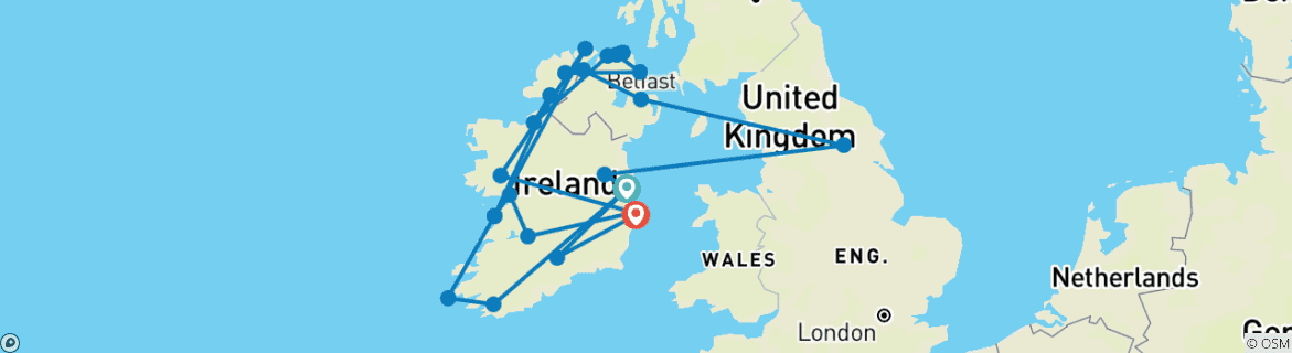 Map of Ireland fit for a movie