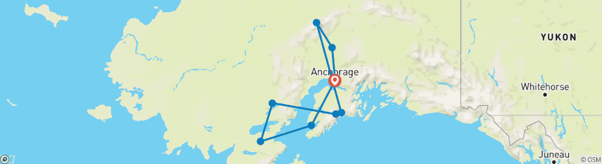 Map of Best of Alaska - 10 days