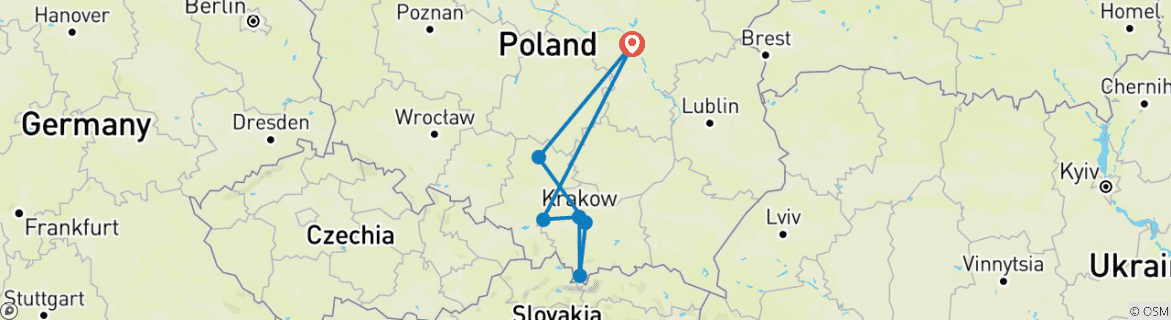 Map of Poland’s Best in 7 Days