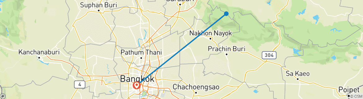 Imagen de un mapa que muestra la ruta del circuito