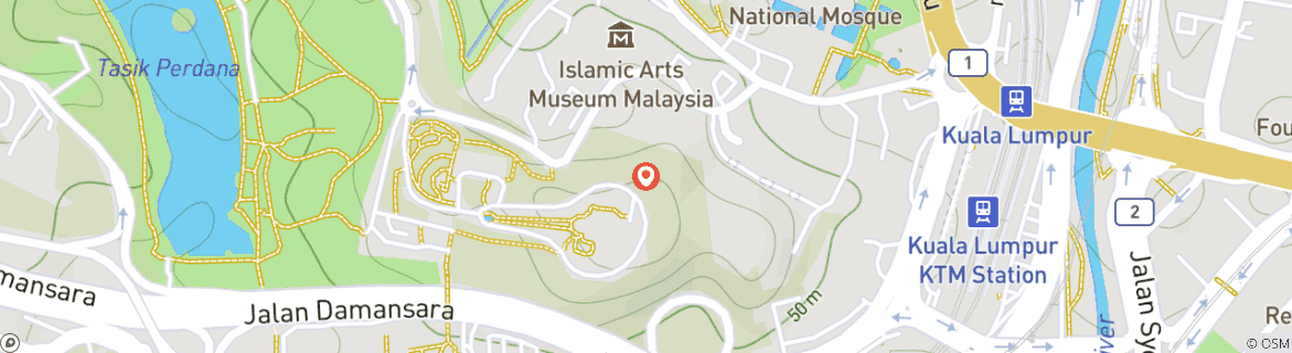 Map of 7 Days in Malaysia to Discover the best of Kuala Lumpur City.