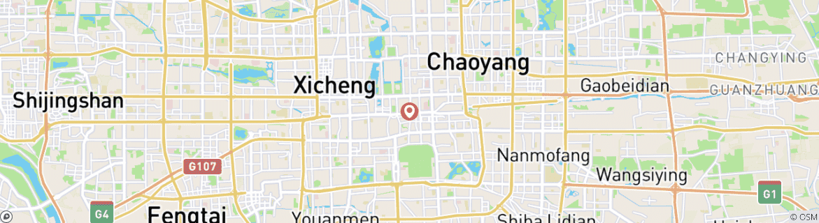 Carte du circuit Circuit d'une journée sur la Grande Muraille de Mutianyu à Pékin
