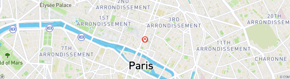 Map of 6 Tage Silvesterreise in Paris