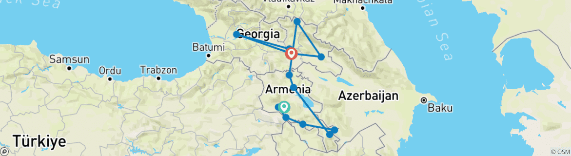 Imagen de un mapa que muestra la ruta del circuito