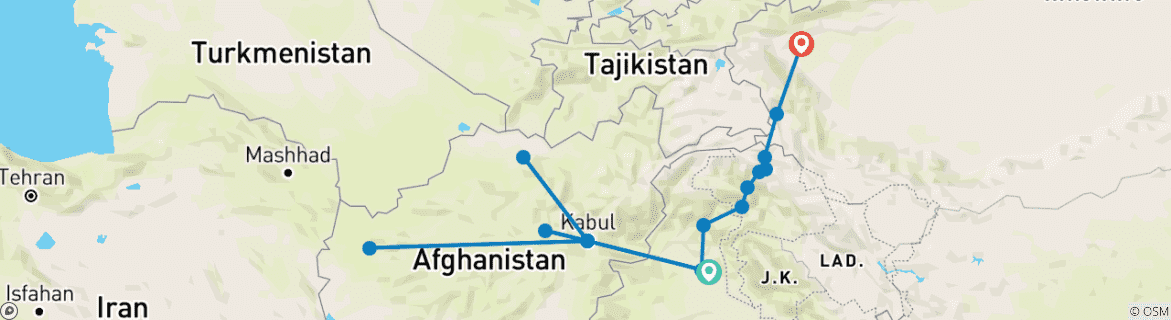 Map of Afghanistan, Pakistan, and China: An In-Depth Silk Road Adventure