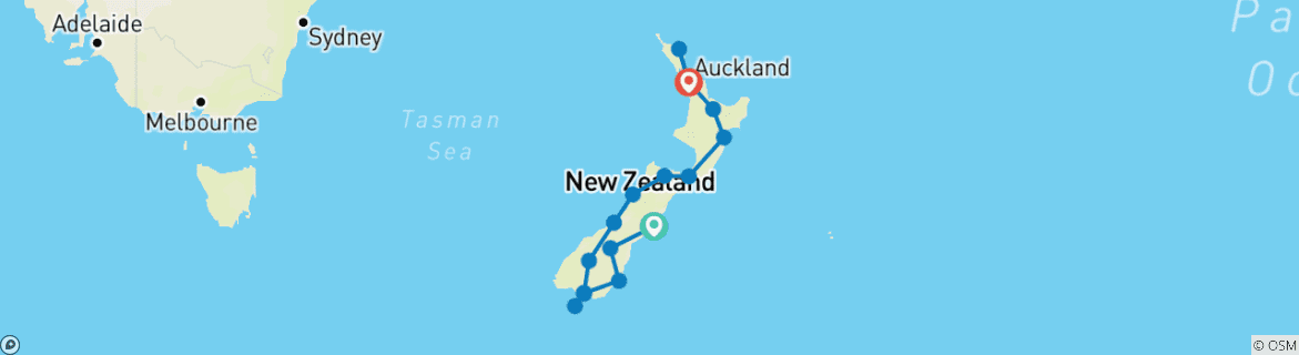 Map of Spirit of New Zealand (Base, 2024/2025, 21 Days)