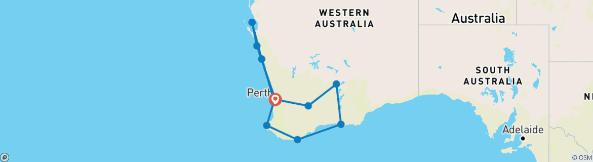 Map of Western Wonderland (Without Rail, 2026/2027, 15 Days)