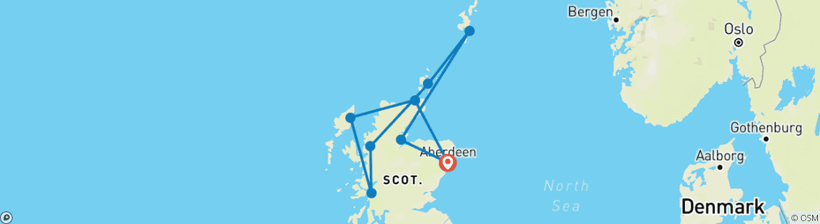 Mapa de Las Joyas de Escocia - 2025