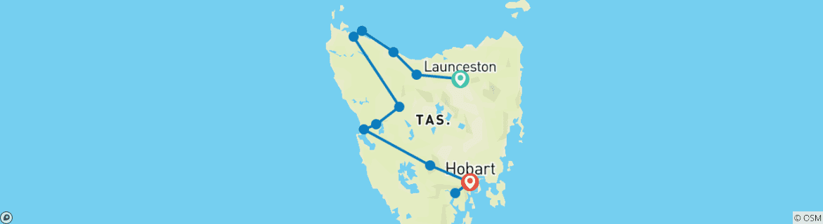 Imagen de un mapa que muestra la ruta del circuito
