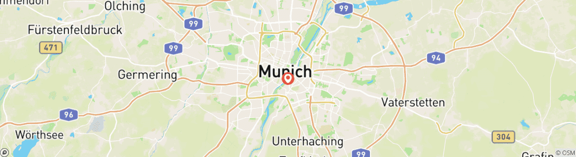 Map of Munich Oktoberfest - Camping Village