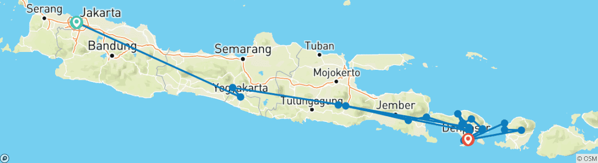 Map of Ultimate Indonesia 2025 (5 & 4 Star Hotels)