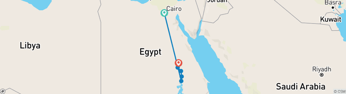 Map of Mysteries of the Egyptian Nile