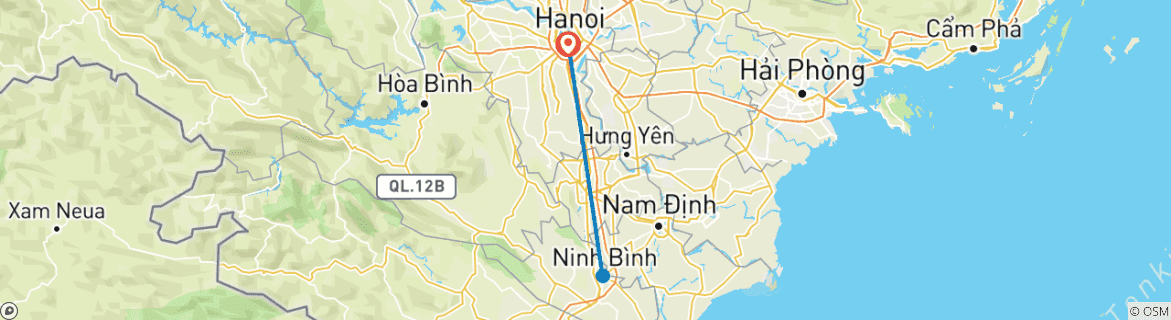 Imagen de un mapa que muestra la ruta del circuito