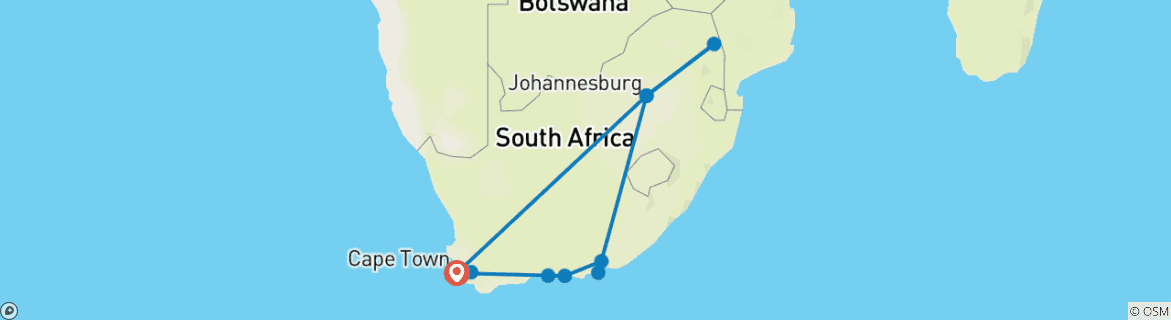 Map of Ultimate South Africa