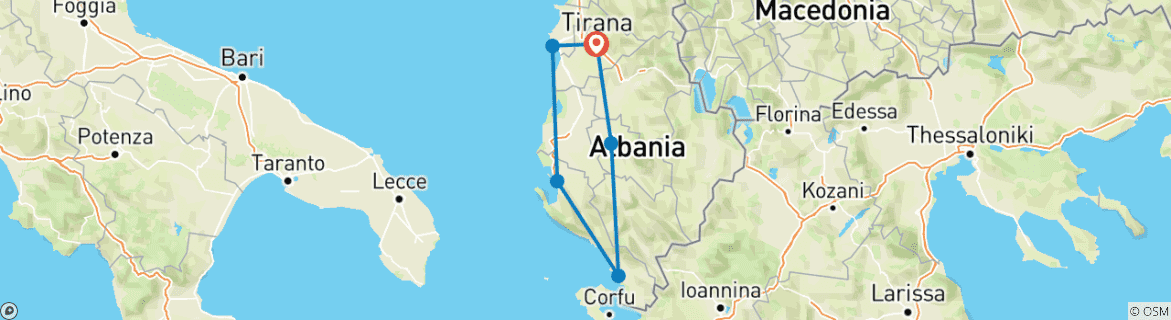 Map of Albania Uncovered: Vibrant Tirana to Ancient Apollonia