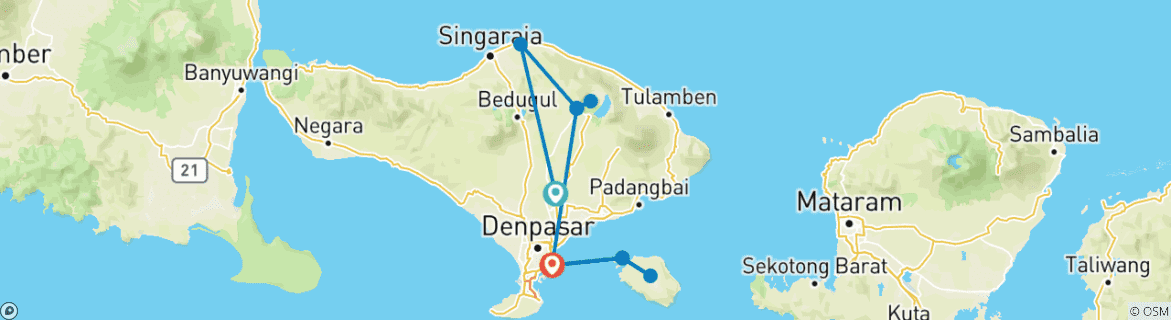 Map of Solo-ish Bali