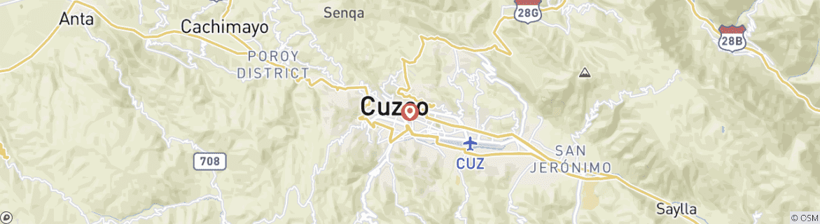 Carte du circuit Excursion d'une journée à la montagne arc-en-ciel de Vinicunca depuis Cusco