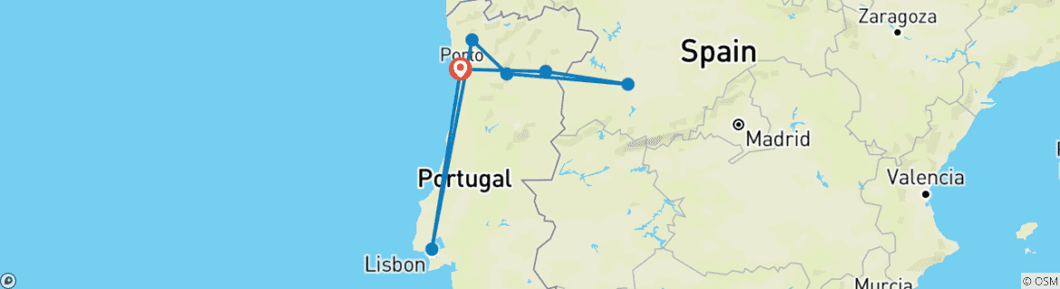 Map of Douro River Valley  (2026) (Porto to Porto, 2026)