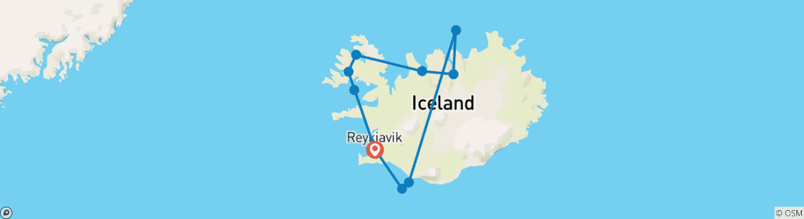 Mapa de Sabores del Descubrimiento: Circunnavegar Islandia y cruzar el Círculo Polar Ártico