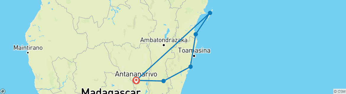Imagen de un mapa que muestra la ruta del circuito