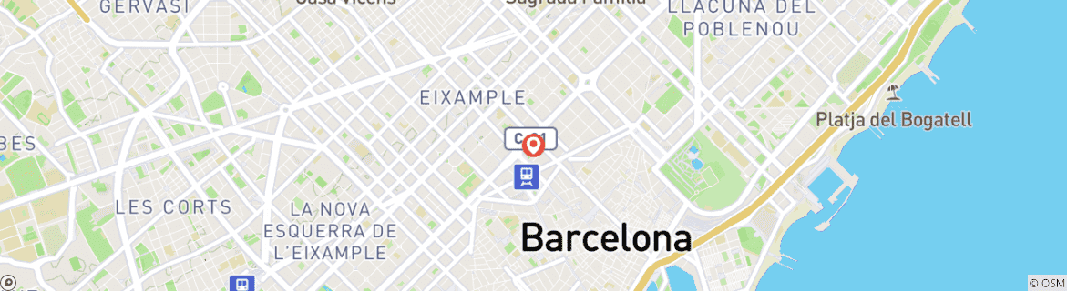 Map of Trip to Barcelona in 5 Days