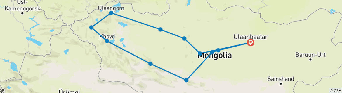 Mapa de Fesival del Águila Dorada y más allá