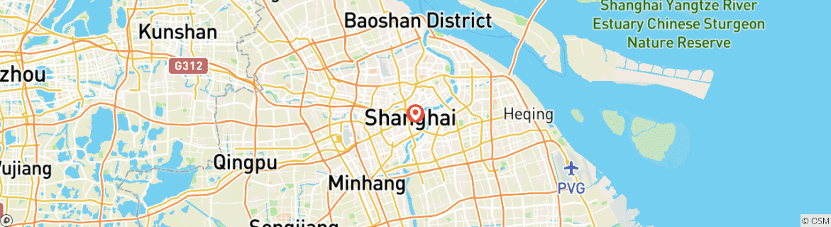 Map of Shanghai Highlights: Oriental Pearl TV Tower, the Bund 3D Small Group Tour